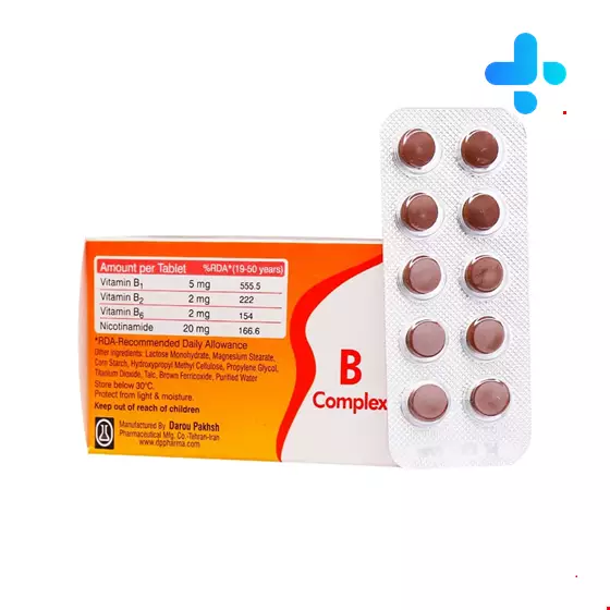 Daru Pakhsh Vitamin B Complex 100 Tablets