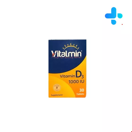 Darupkhsh Vitalmin Vitamin D3 1000 30 Tablets