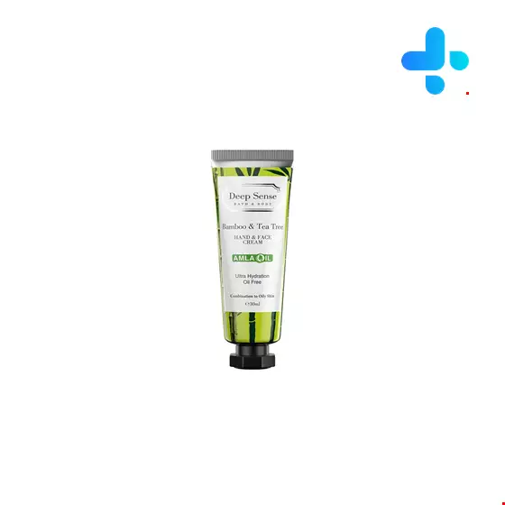 Deep Sense Hand and Face Moisturizing cream with Bamboo and Tea Tree 30 ml