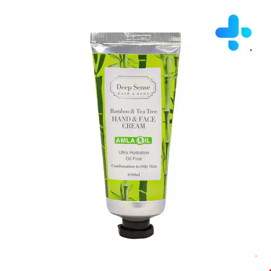 Deep Sense Hand and Face Moisturizing cream with Bamboo and Tea Tree 60 ml