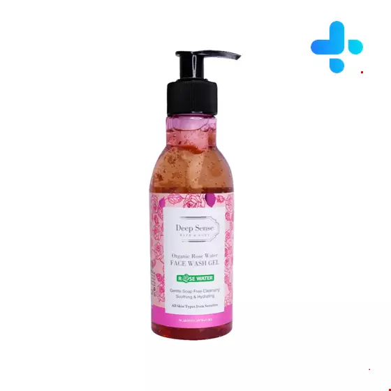  Deep sense Rose Face Wash Gel For All Skin Types 250 ml