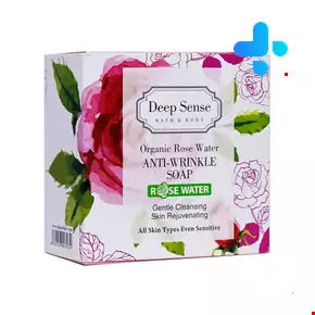 Deep Sense Organic Rose Water Anti Wrinkle Soap 75 Mg