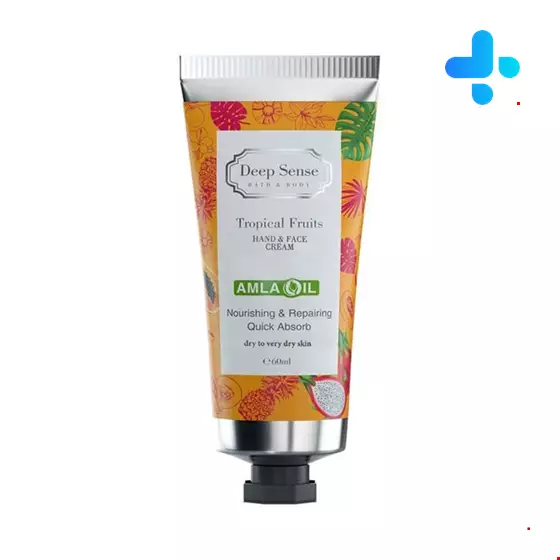 Deep Sense Tropical Moisturizing cream Hand and Face 60 ml