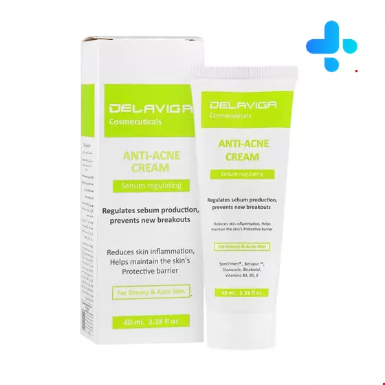 Delaviga Anti Acne Cream Sebum regulating  40 ml