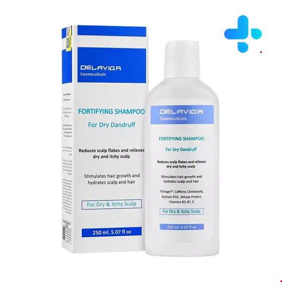 Delaviga Strengthening Shampoo For Hair With Dry Dandruff 250ml