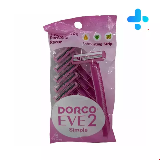 Dorco 2-Edge women's Razor 5 Pcs