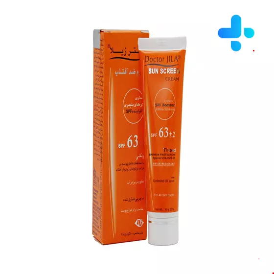 Dr Jila Oil Free Tinted Sun Screen Cream SPF63 50g Cream