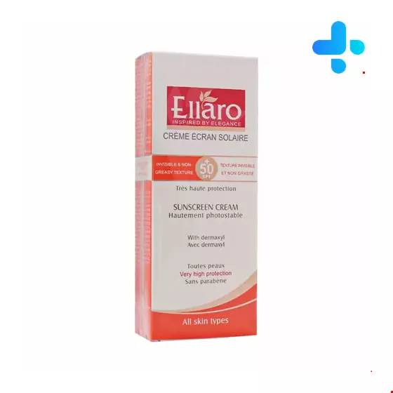 Ellaro Sunscreen Cream SPF 50 For All Skins 50 ml