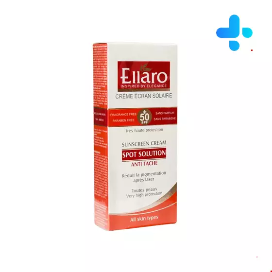 Ellaro Sunscreen Cream SPF 50⁺ Spot Solution For All Skin Types 40 ml