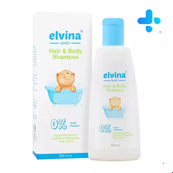 Elvina Baby Hair And Body Shampoo 250 ml