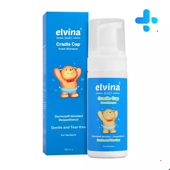 Elvina Cradle Cap Foam Shampoo 150 ml