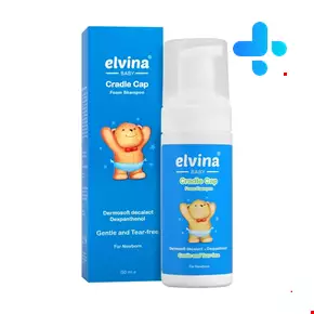 Elvina Cradle Cap Foam Shampoo 150 ml