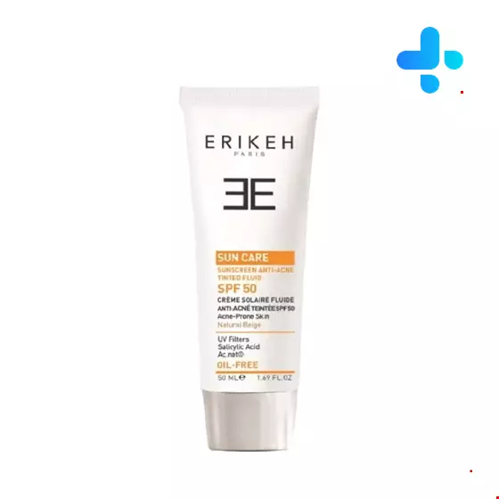 Erikeh Anti Acne Sunscreen Fluide SPF50  50 ml
