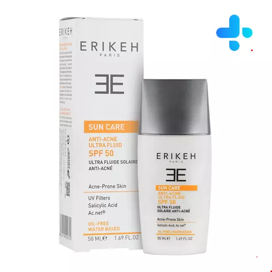 Erikeh Anti Acne Sunscreen Fluide SPF50  50 ml