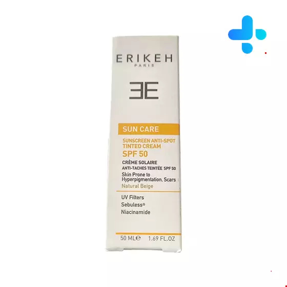 Erikeh Tinted Sunscreen Anti Spot Cream SPF50 50ml