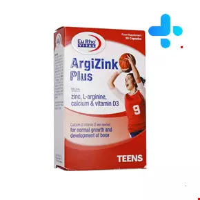 کپسول آرژی زینک پلاس یوروویتال 30 عددی