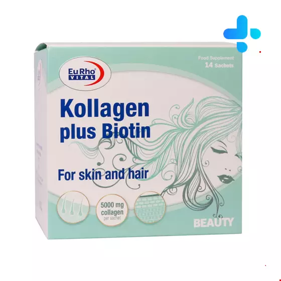 Eurho vital Kollagen Plus Biotin 14 Sachets