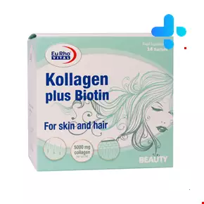 Eurho vital Kollagen Plus Biotin 14 Sachets