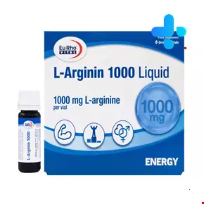 ویال ال آرژنین 1000 میلی گرم یوروویتال 6 عددی