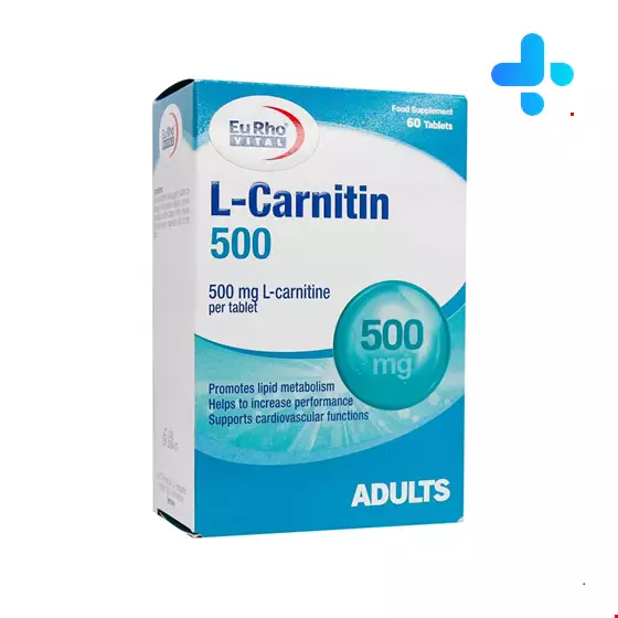 Eurho Vital L Carnitin 500mg 60 Tablets