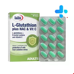 Eurho Vital L Glutathion Plus NAC And Vitamin C  30 Tabs