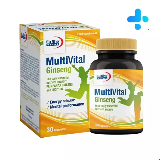 Eurho Vital Multivital Ginseng 30 Capsules