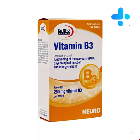 Eurho vital Vitamin B3  60 Tablets