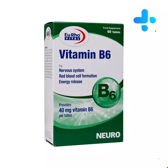 Eurho Vital Vitamin B6 60 Tablets