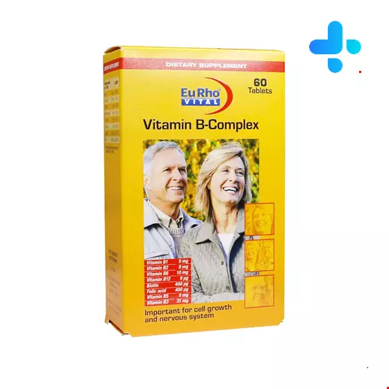 EuRho Vital Vitamin B-Complex 60 Tablets
