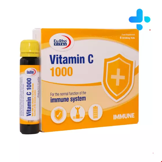 Eurho Vital Vitamin C 1000 6 Drinking Vials