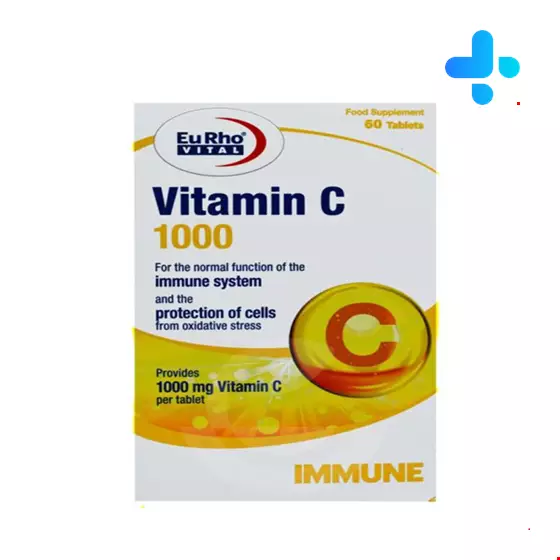 Eurho Vital Vitamin C 1000 mg 60 Tablets