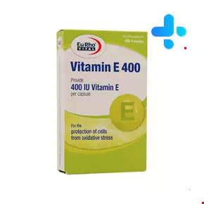 کپسول ژلاتینی ویتامین ای 400 واحد یوروویتال 40 عددی