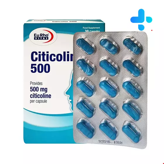 Eurhovital Citicolin 500 mg 30 Capsules