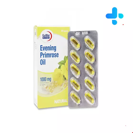 Eurhovital Evening Primrose Oil 30 Capsules