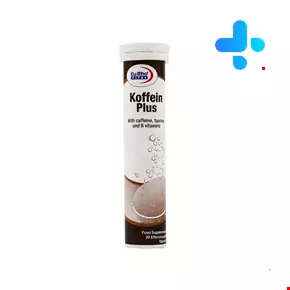 Eurhovital Koffein Plus 20 Effervescent Tablets