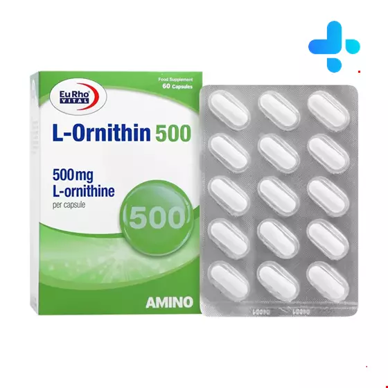 Eurhovital L-ornithine 500 mg 60 capsules