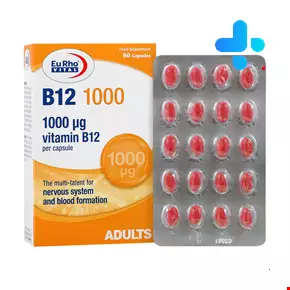 کپسول ویتامین ب12 یوروویتال 1000 میکروگرم 60 عددی