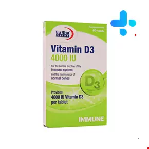 Eurhovital Vitamin D3 4000 IU 60 Tabs