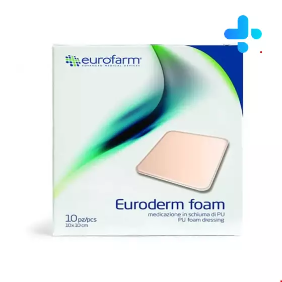 eurofarm euroderm 10*10 cm foam