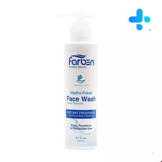 Farben Hydra Freash Face Wash With Argan For Normal To Dry Skin 200 Ml