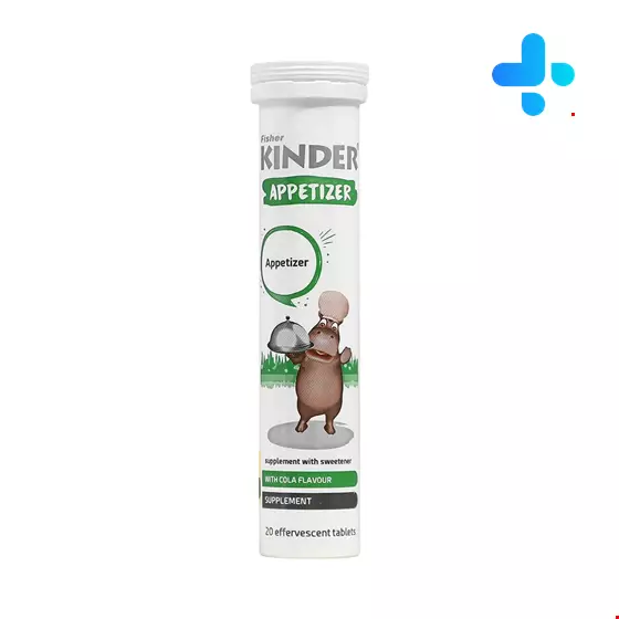 Fisher Kinder Appetizer Cola   20 Effervescent Tablet