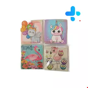 Folding mirror with stickers  1 Piece