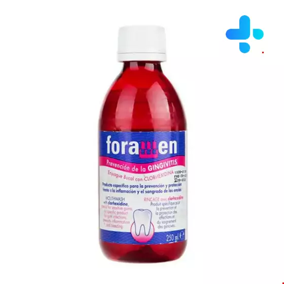 foramen Mouth wh with clorhexidine