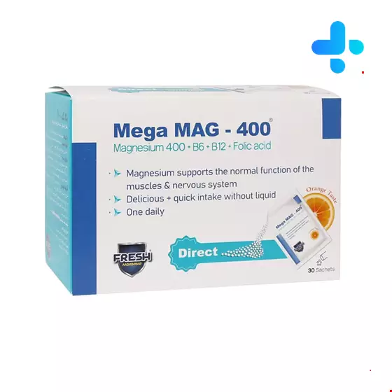 Fresh Morning Mega Mag 400 mg 30 Sachets