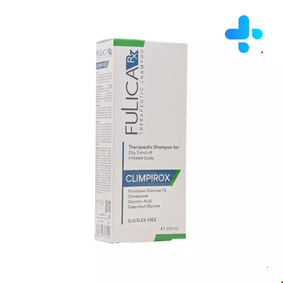Fulica RX Climpirox Oily Dandruff Lrritated Scalp Shampoo 200 Ml