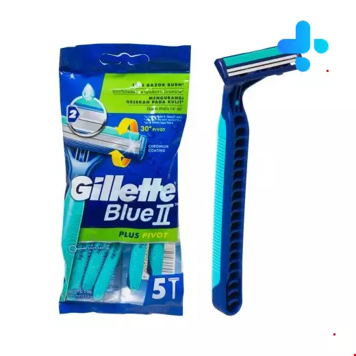 Gillette Blue2 Plus Pivot Razor 5pcs.