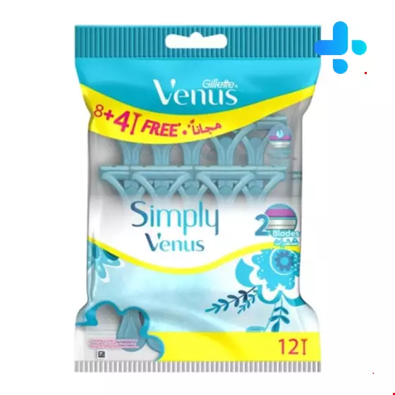 Gillette Simply Venus 2 Edge Razor 12 Count