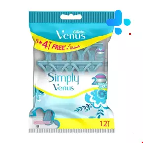 Gillette Simply Venus 2 Edge Razor 12 Count