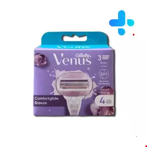 یدک تیغ اصلاح ونوس کامفورت گلاید بریز ژیلت ۴ عددی
