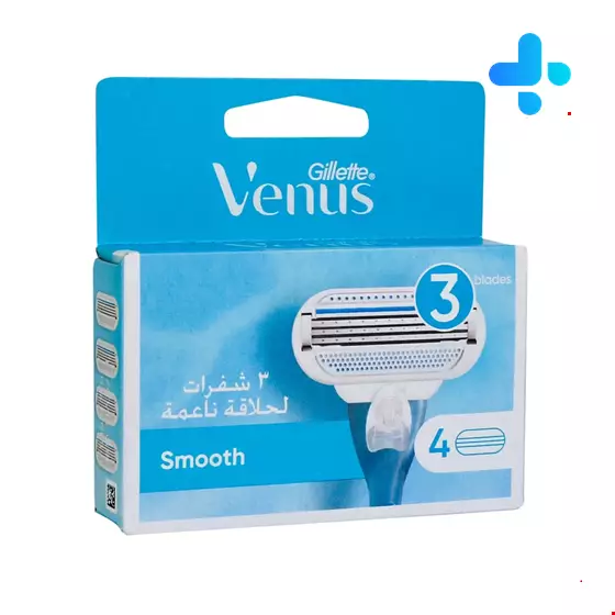 Gillette Venus Shaving Cartridges 3 Blade Pack of 4